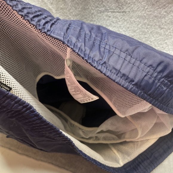 NIKE Men SWIMSUIT Sz XL Dark Blue Swimming Trunks Board Shorts swim Logo - Picture 6 of 6